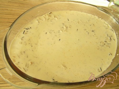 Кассероль с рисом, форелью и моцареллой Кассероль с рисом, форелью и моцареллой