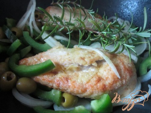 Куриные грудки с оливками Куриные грудки с оливками