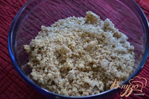 Кекс с персиками и голубикой Кекс с персиками и голубикой