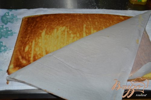 Рулет с лимонным курдом Рулет с лимонным курдом