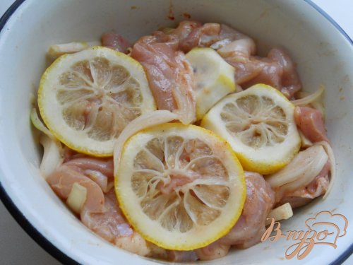 Шашлык из курицы на сковороде Шашлык из курицы на сковороде