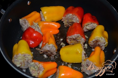 Мини перцы фаршированные Мини перцы фаршированные