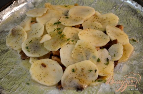 Картофельная галета с грибами Картофельная галета с грибами
