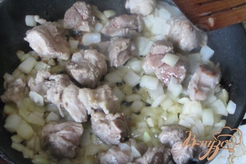 Картофель тушеный с мясом Картофель тушеный с мясом