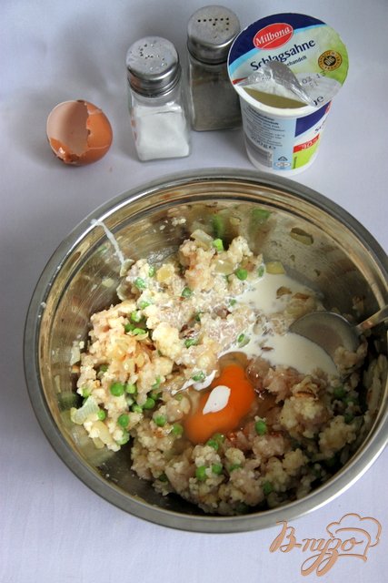 Пшенник с курицей и горошком Пшенник с курицей и горошком
