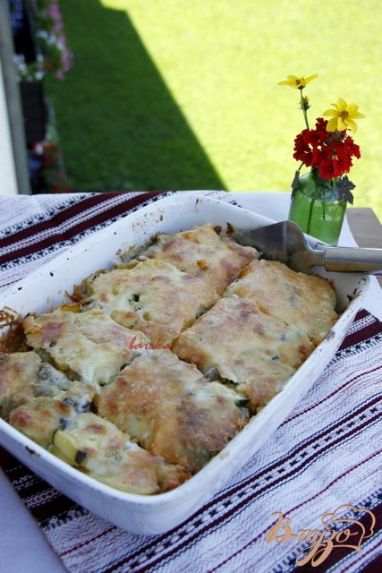 Мусака с овощами и рисом Мусака с овощами и рисом
