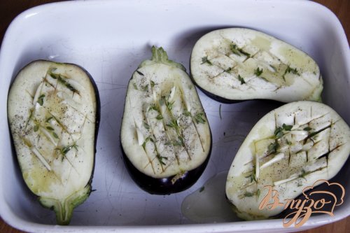 Закуска из баклажанов с кедровыми орешками Закуска из баклажанов с кедровыми орешками