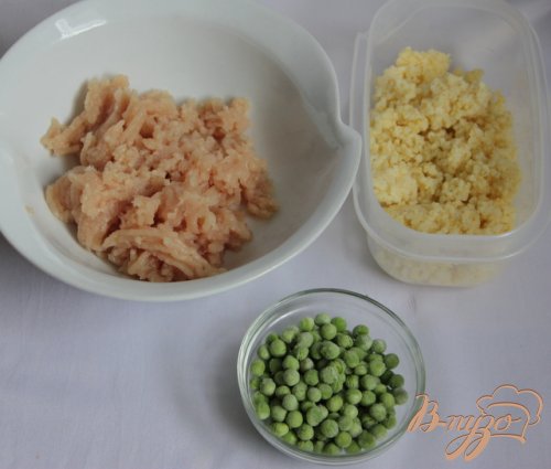 Пшенник с курицей и горошком Пшенник с курицей и горошком
