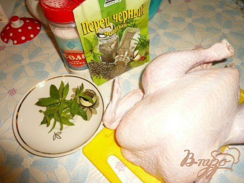 Цыпленок жареный в духовке Цыпленок жареный в духовке