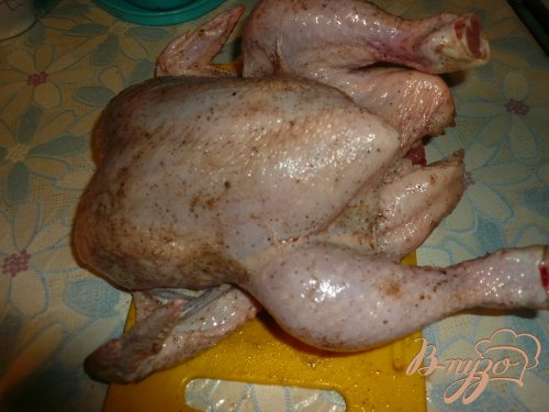 Цыпленок жареный в духовке Цыпленок жареный в духовке
