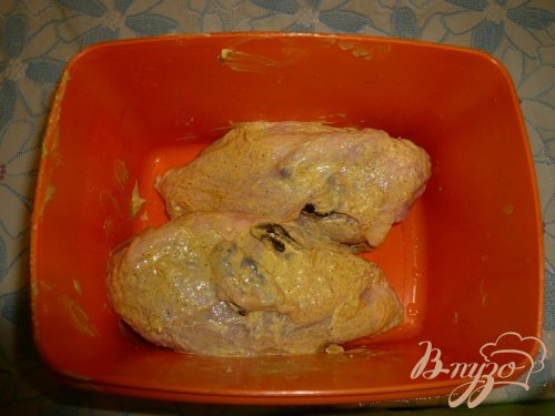 Куриная грудка с черносливом Куриная грудка с черносливом