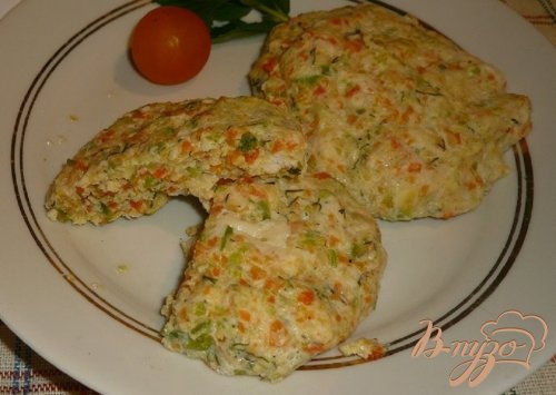 Нежные куриные котлетки с кабачком и морковью Нежные куриные котлетки с кабачком и морковью