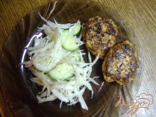 Кабачково-куриные оладьи Кабачково-куриные оладьи