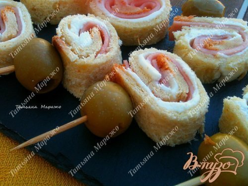 Закусочные рулетики Закусочные рулетики