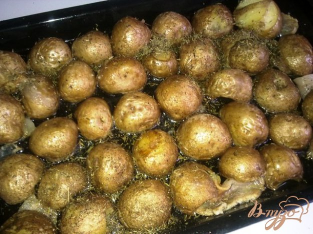 запечена картопля з чебрецем. як приготувати з фото