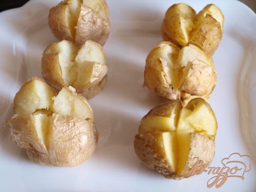 Картофель,запечённый на соли Картофель,запечённый на соли