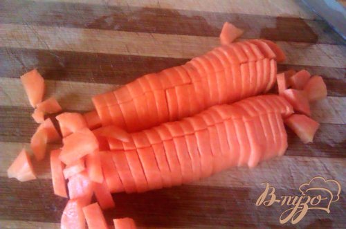 Овощной суп на курином бульоне Овощной суп на курином бульоне