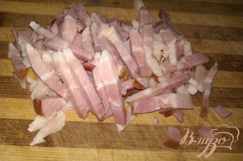 Пицца с копченой грудинкой Пицца с копченой грудинкой