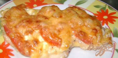 Нарядное куриное филе из духовки Нарядное куриное филе из духовки