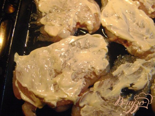 Нарядное куриное филе из духовки Нарядное куриное филе из духовки
