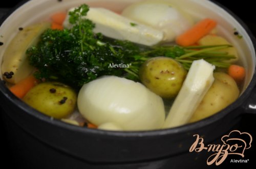 Куриный суп с звездочками Куриный суп с звездочками