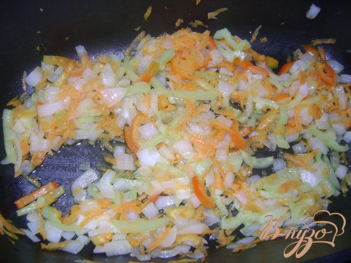 Гречка с фаршем и овощами Гречка с фаршем и овощами