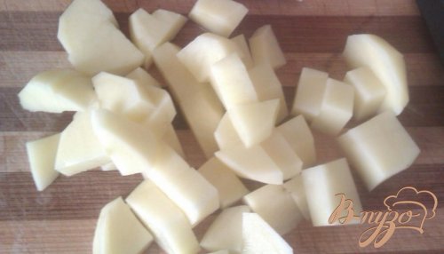Картофельный суп с куриными желудочками Картофельный суп с куриными желудочками
