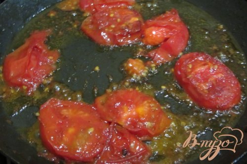 Яичница с моцареллой Яичница с моцареллой