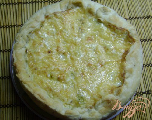 Киш с курицей и перцем Киш с курицей и перцем