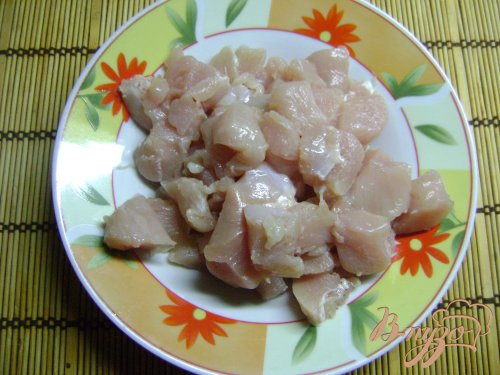 Киш с курицей и перцем Киш с курицей и перцем