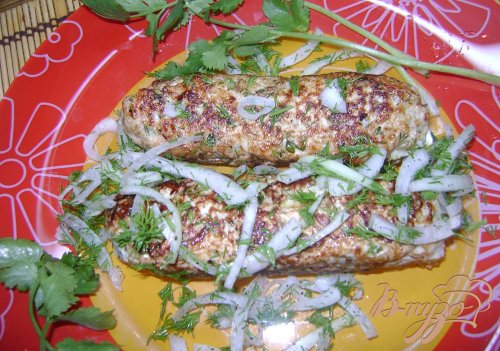 Люля-кебабы на сковородке Люля-кебабы на сковородке