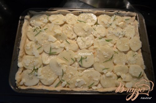 Картофельная пицца с розмарином Картофельная пицца с розмарином