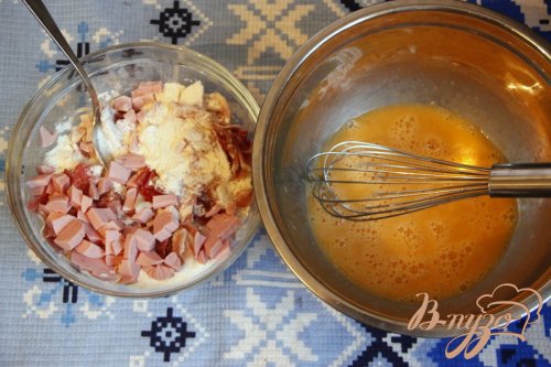 Закусочный кекс с ветчиной, горчицей и сыром Закусочный кекс с ветчиной, горчицей и сыром