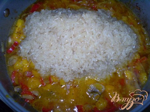 Рис с шампиньонами Рис с шампиньонами