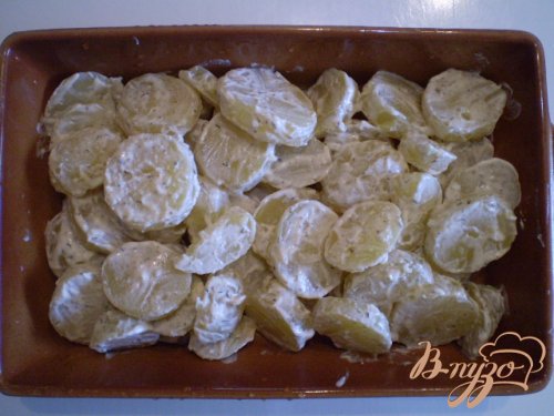 Картофель запеченный с сыром Картофель запеченный с сыром