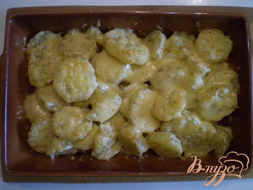 Картофель запеченный с сыром Картофель запеченный с сыром