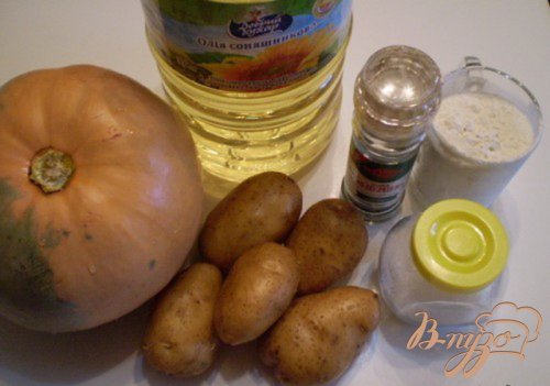 Драники из картофеля и тыквы Драники из картофеля и тыквы