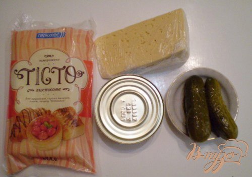 Мини пицца с паштетом и сыром Мини пицца с паштетом и сыром