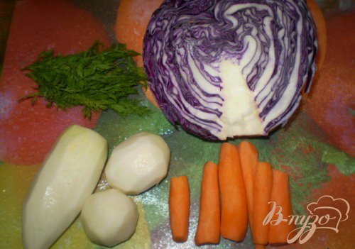 Капуста с дайконом и морковью Капуста с дайконом и морковью