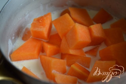 Куриные грудки с пюре из брокколи и соусом из тыквы Куриные грудки с пюре из брокколи и соусом из тыквы