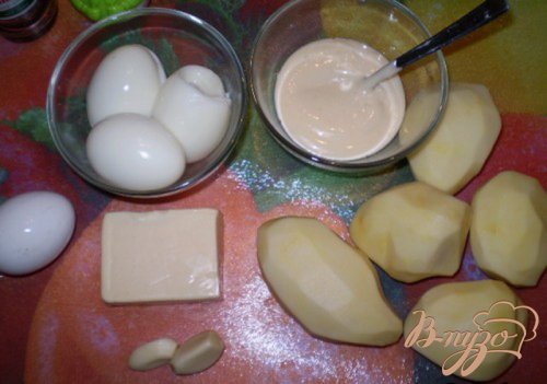 Картофельные корзинки с сырной начинкой Картофельные корзинки с сырной начинкой