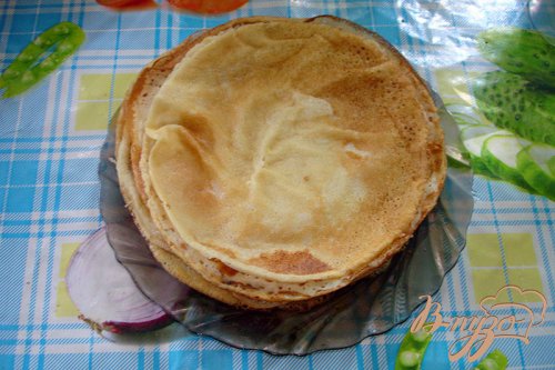 Блины с печенью Блины с печенью