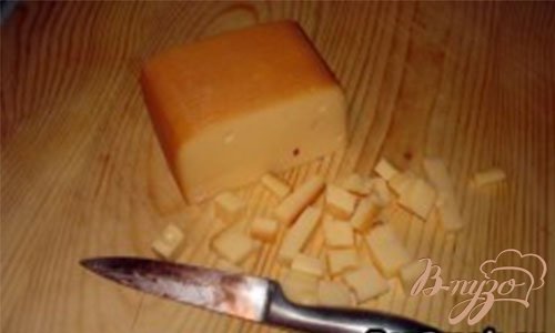 Cырный салат с курицей Cырный салат с курицей
