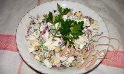 Cырный салат с курицей Cырный салат с курицей