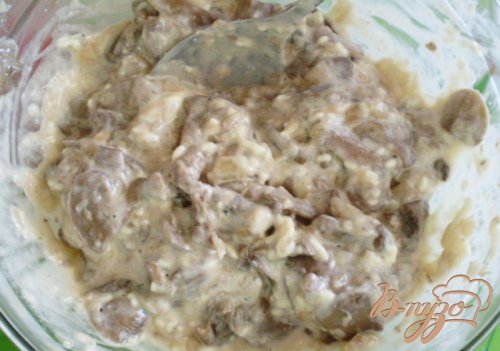 Мешочки мясные с грибами Мешочки мясные с грибами