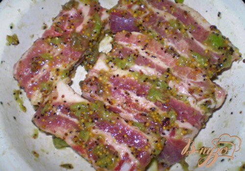 Свинина с киви и каперсами Свинина с киви и каперсами