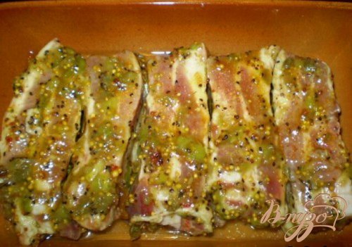 Свинина с киви и каперсами Свинина с киви и каперсами