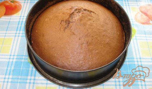 Сметанный торт с кофейно-масленным кремом и арахисом Сметанный торт с кофейно-масленным кремом и арахисом