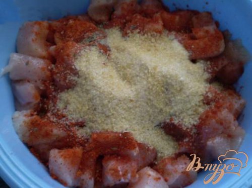 Мясной рулет "Мозайка" Мясной рулет "Мозайка"