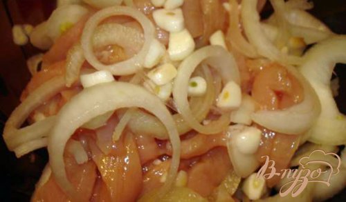 Курица с ананасами Курица с ананасами